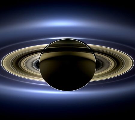 Saturn mit seinen Ringen