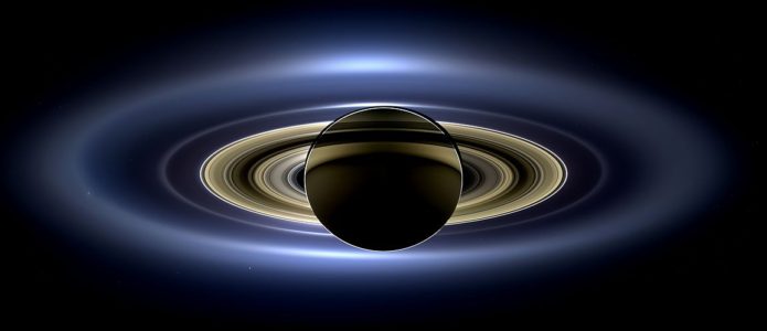 Saturn mit seinen Ringen